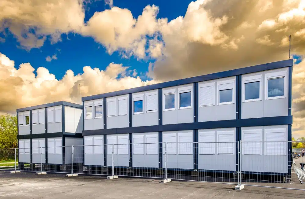 Containergebäude mit 2 Etagen