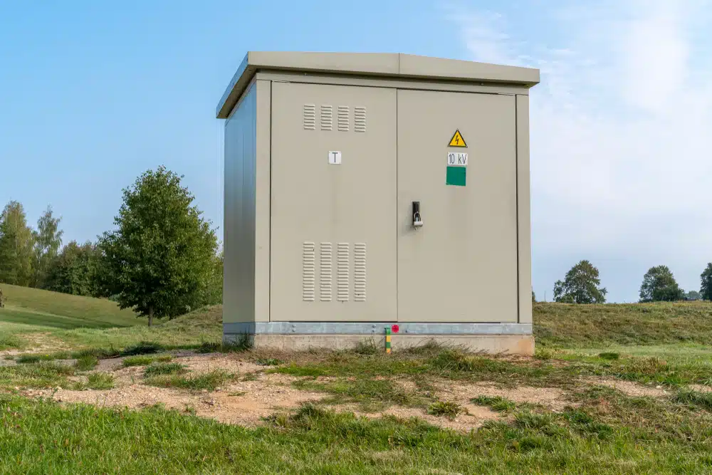Transformatorenstation für eine Freiflächen-Photovoltaikanlage